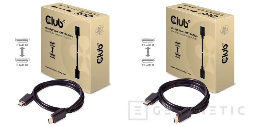 Geeknetic Club3D lanza sus primeros cables HDMI 2.1 al mercado con un ancho de banda de 48Gbps 2