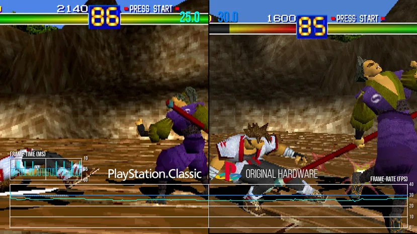 Geeknetic La PlayStation Classic ofrece peor rendimiento que la PlayStation original 1
