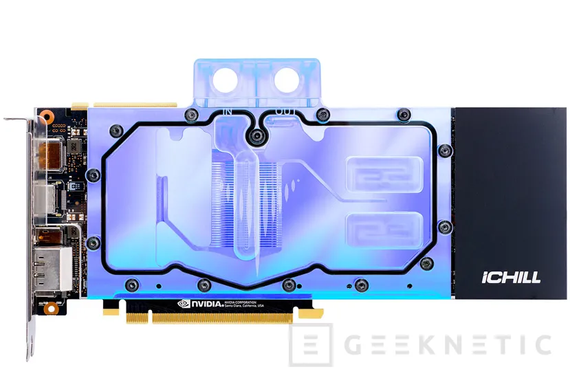 Geeknetic Inno3D anuncia los primeros bloques de refrigeración líquida para tarjetas gráficas NVIDIA RTX 1