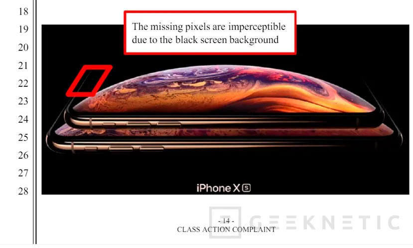 Geeknetic Apple es demandada por ocultar el notch de sus iPhone XS en los anuncios 1