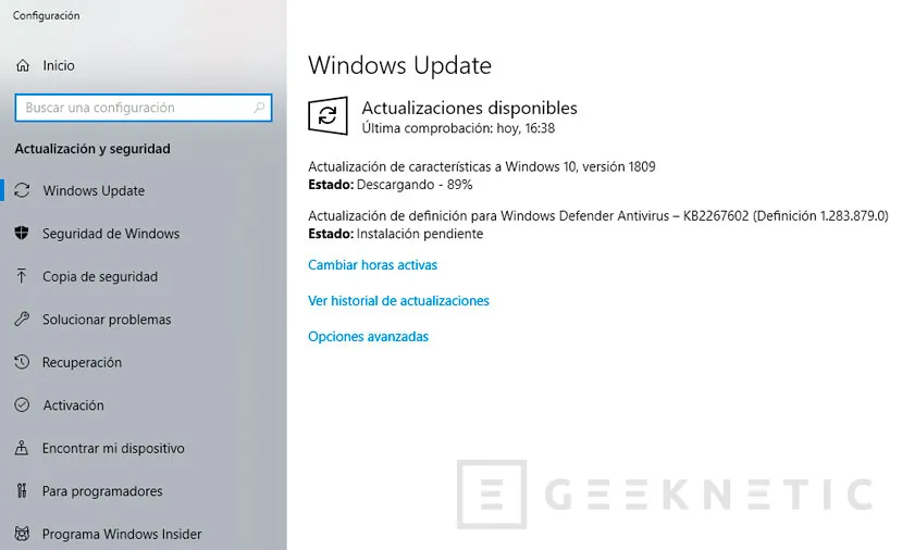 Geeknetic Microsoft relanza globalmente la Windows 10 October Update para todos los usuarios 1
