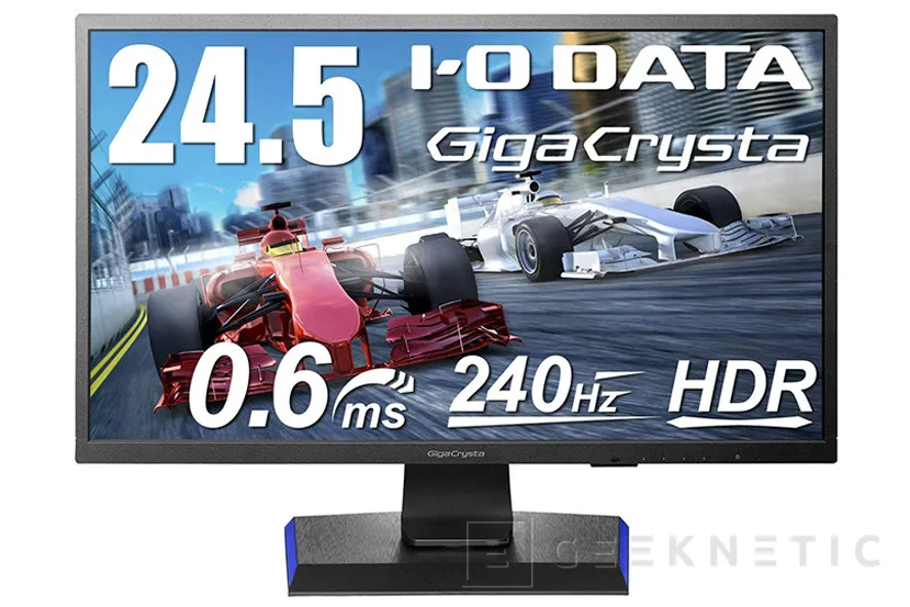 Geeknetic IO Data anuncia sus monitores GigaCrysta: 240Hz, 0.6ms de respuesta y soporte HDR10 por menos de 400 dólares 1