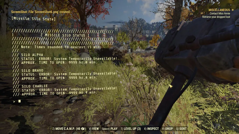Geeknetic Las bombas Nuke de Fallout 76 se ven afectadas por un bug que impide activarlas desde año nuevo 1