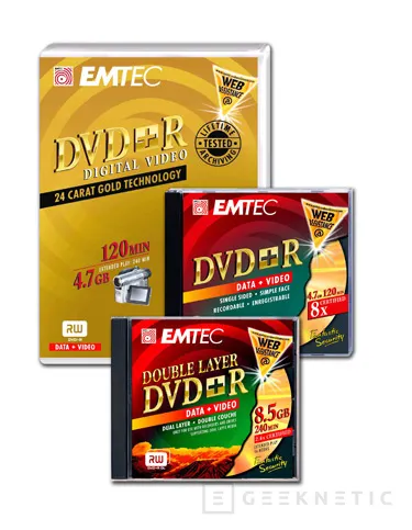 EMTEC renueva su gama de DVD+R, Imagen 1