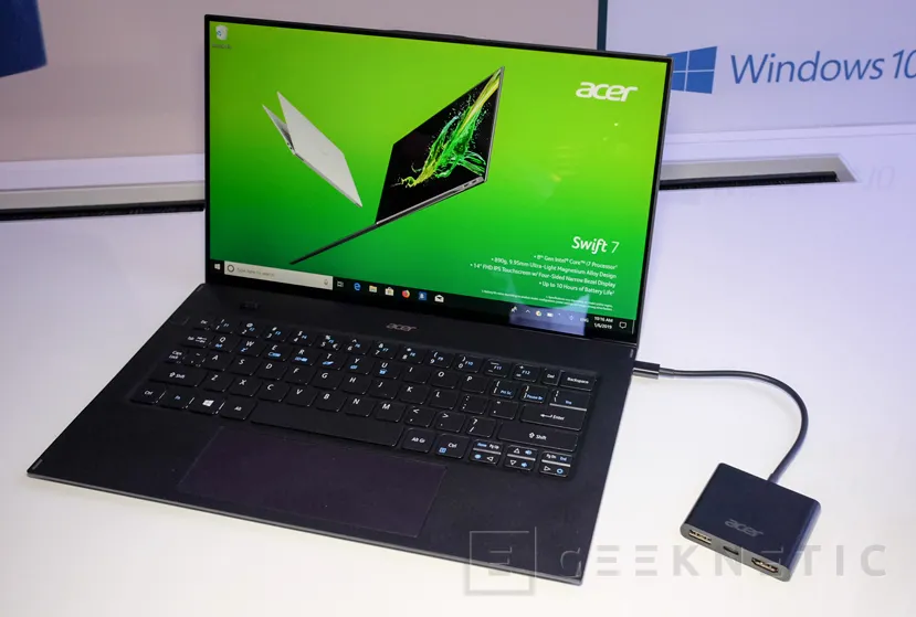 Geeknetic El Acer Swift 7 reduce sus marcos a la mínima expresión para conseguir un 92% de proporción pantalla/cuerpo 2