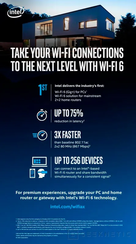 Geeknetic El WiFi 6 802.11ax de Intel llegará a los portátiles en mayo 1