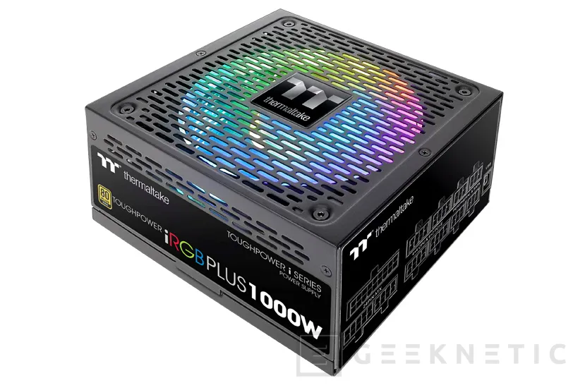 Geeknetic Las fuentes Thermaltake ToughPower iRGB Plus llegan con potencias de hasta 1000W e iluminación ARGB 1