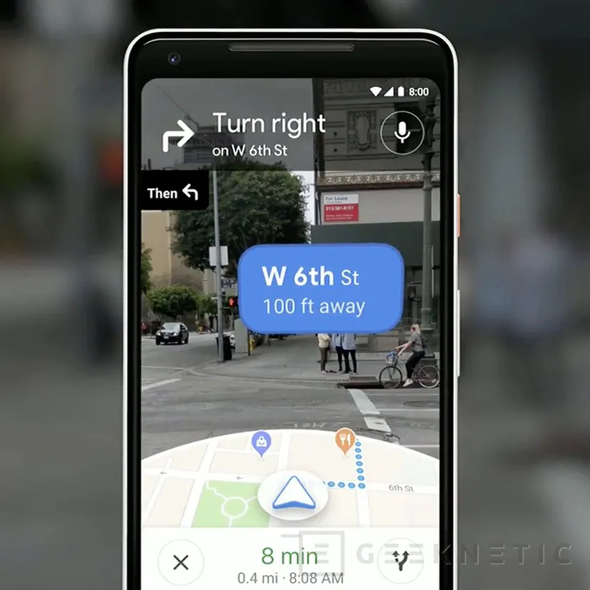 Geeknetic Google está probando un sistema de navegación por Realidad Aumentada para Maps 1