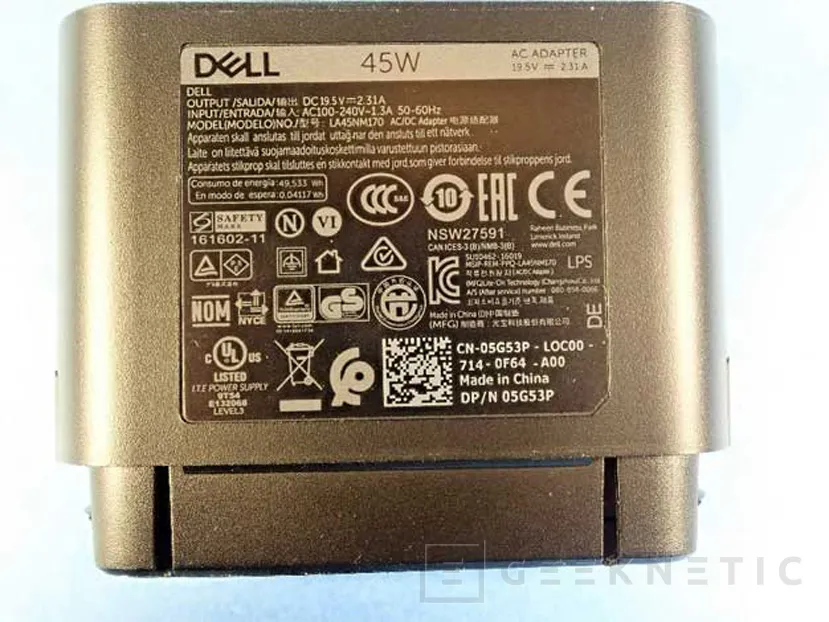 Geeknetic Dell inicia un programa de sustitución de adaptadores híbridos para portátil por riesgo de descarga eléctrica 2