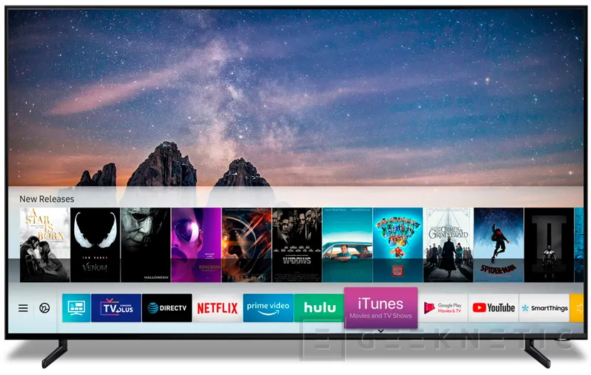 Geeknetic Todas las Smart TV de Samsung fabricadas a partir de 2018 disfrutarán de iTunes Movies y AirPlay 2 1