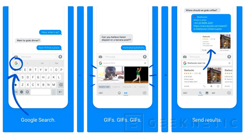 Geeknetic Gboard para iOS recibe respuesta háptica en su ultima actualización 1