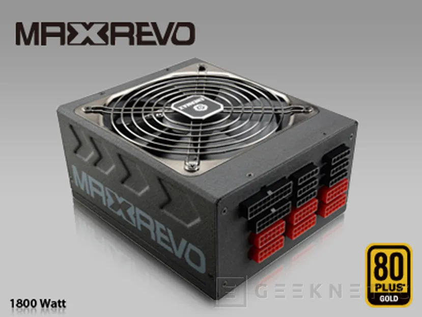 Geeknetic Enermax actualiza la serie MaxRevo con una fuente de alimentación de 1800W modular y certificación dual 80 PLUS GOLD 1