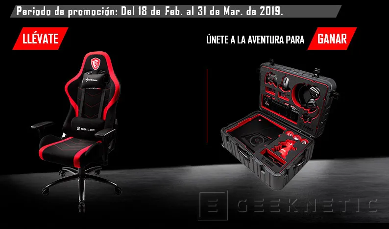 Geeknetic Por la compra del mini PC MSI Trident X te llevas una silla gaming de regalo y optas a más regalos 1
