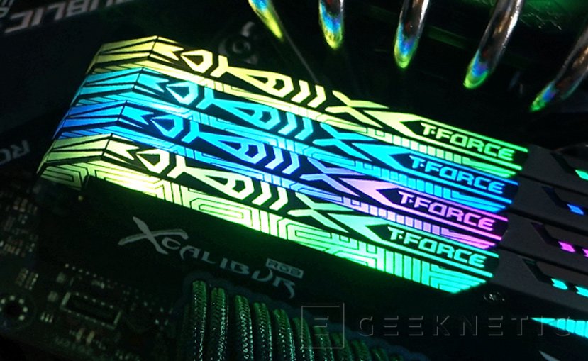 Las memorias T-Force Xcalibur RGB de TeamGroup ganan el iF Desing