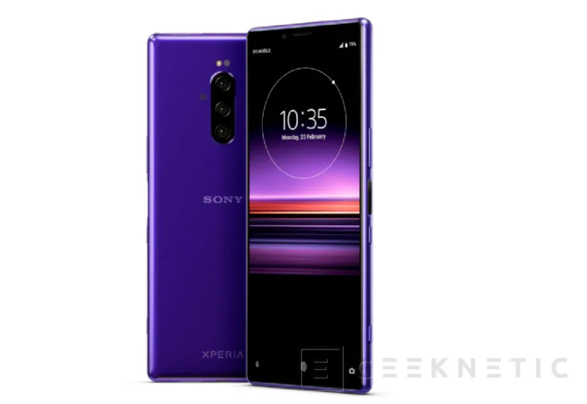 Geeknetic Se filtran los 3 smartphones que Sony presentará en el MWC 2019, destacando el Xperia 1 con pantalla 4K HDR  1