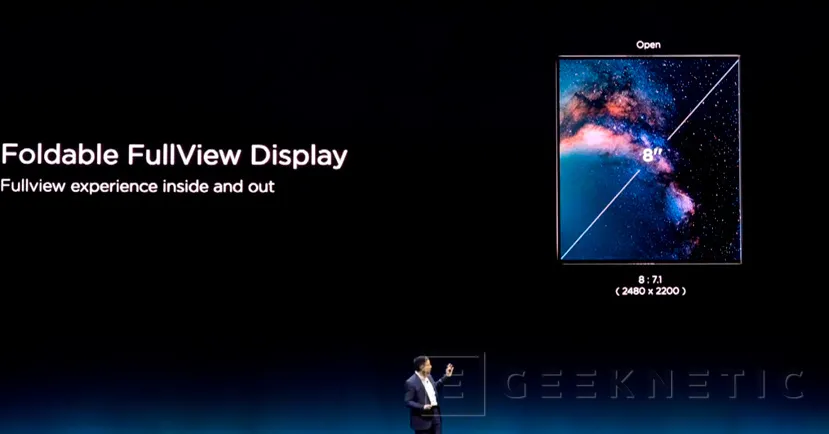 Geeknetic Una única pantalla plegable y 5G en el sorprendente Huawei Mate X 5