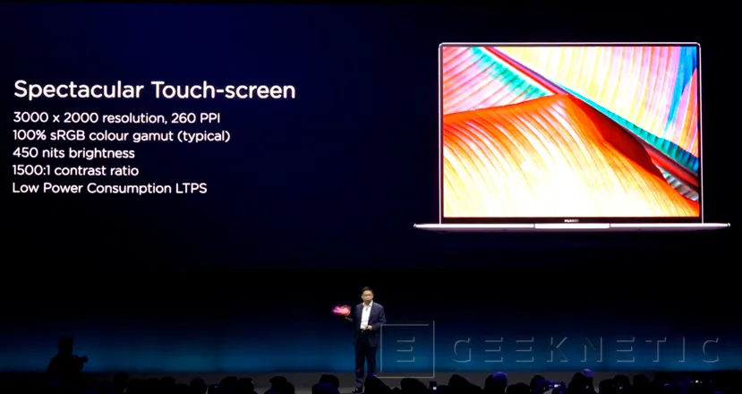Geeknetic El Huawei MateBook X Pro presume de pantalla sin marcos y 14,6 mm de grosor 3