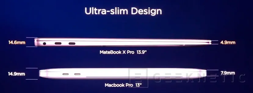 Geeknetic El Huawei MateBook X Pro presume de pantalla sin marcos y 14,6 mm de grosor 2