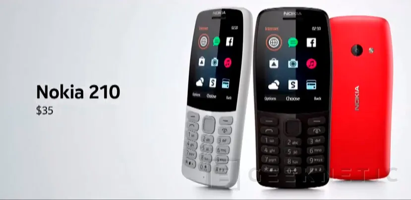 Geeknetic El Nokia 210 llega como la opción más económica del mercado para acceder a internet móvil 1