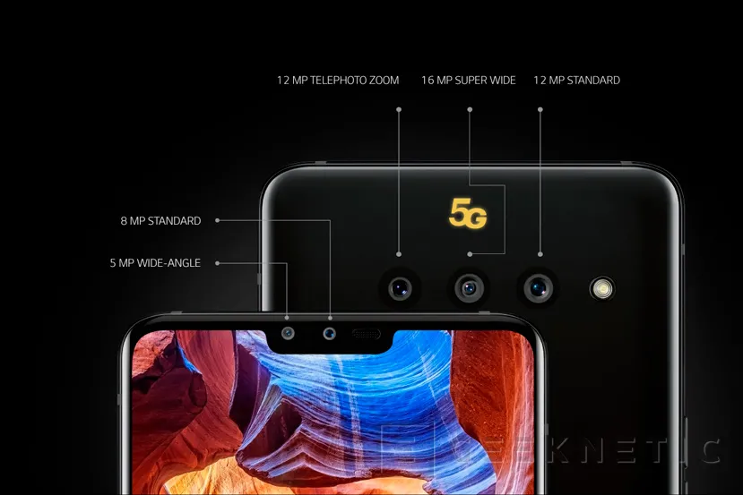 Geeknetic LG también se suma al carro del 5G con su nuevo V50 ThinQ con triple cámara 7