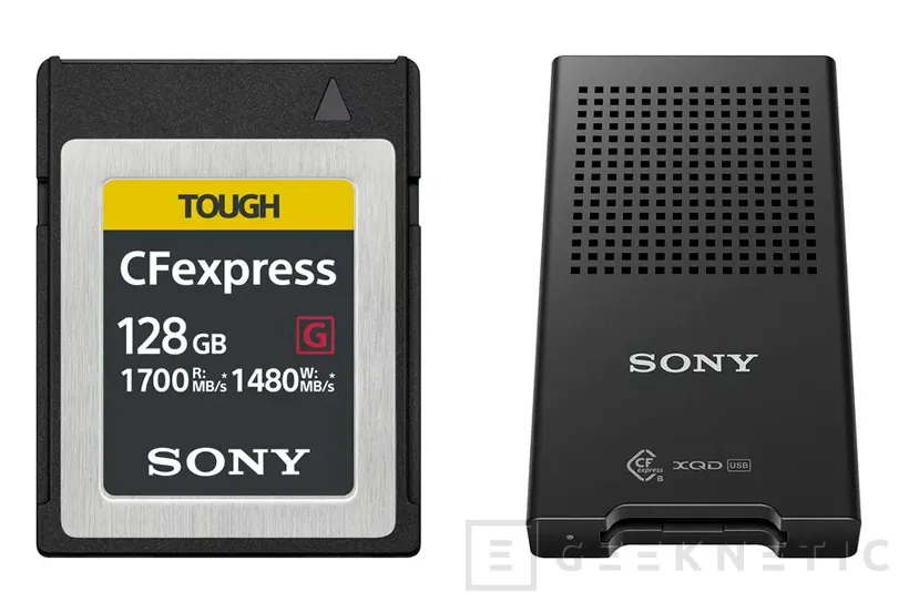 Geeknetic Las últimas tarjetas de memoria Compact Flash Express de Sony alcanzan los 1700MB/s  1