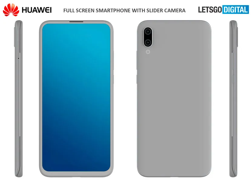 Geeknetic Huawei patenta un diseño de smartphone con cámara retráctil para olvidar el notch 2