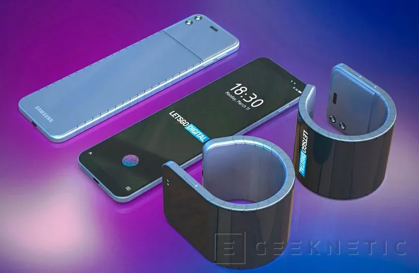 Geeknetic Samsung se hace con la patente de un smartphone enrollable en la muñeca 1