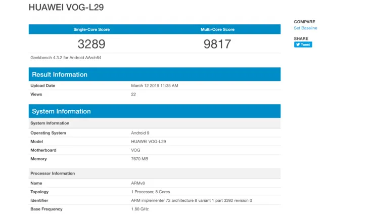 Geeknetic El Huawei P30 Pro ofrecerá un rendimiento similar al Mate 20 Pro según benchmarks filtrados 1