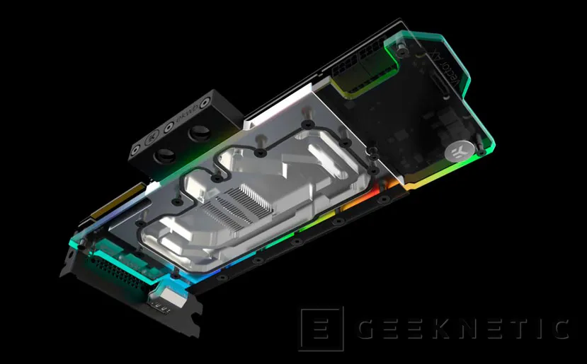 Geeknetic EK Fluid Gaming lanza el bloque EK-AC GeForce RTX con base de aluminio y ARGB 2