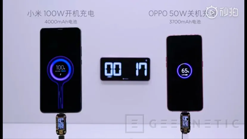 Geeknetic Xiaomi aumenta la potencia de su carga rápida hasta unos impresionantes 100W 2