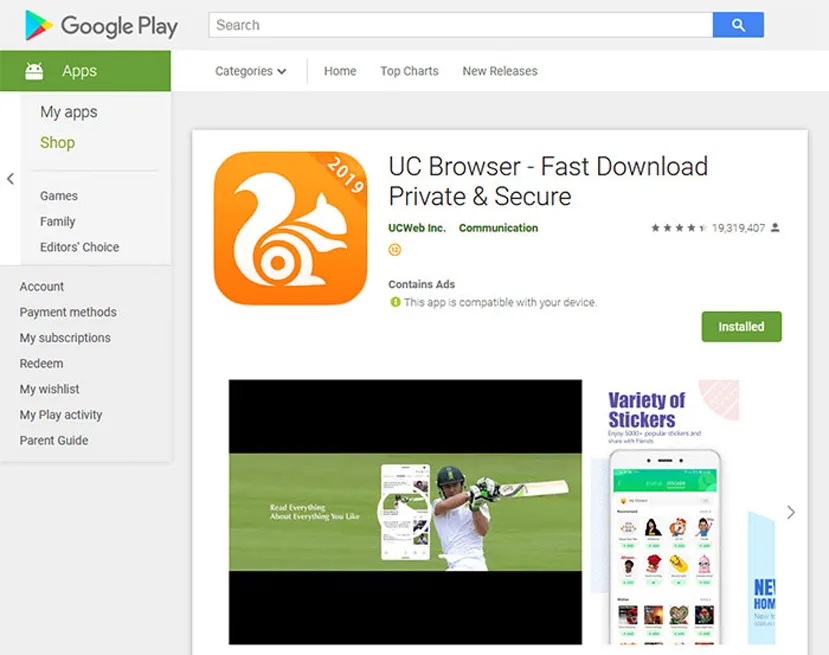 Geeknetic Se descubre una vulnerabilidad en el navegador de Android UC Browser que puede esconder y ejecutar software malicioso 1