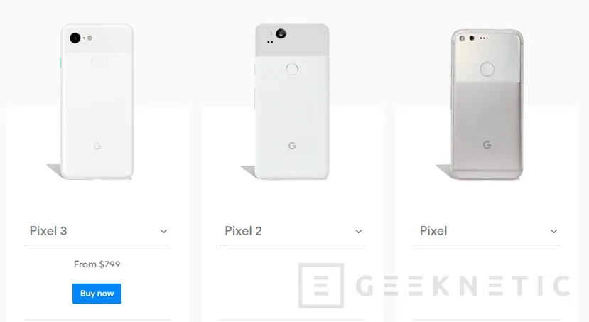 Geeknetic Google detiene las ventas de los Pixel 2 y Pixel 2 XL 1