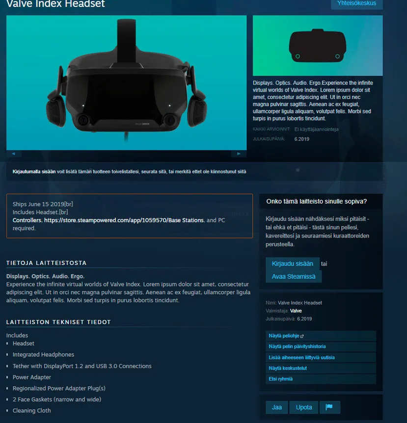 Geeknetic El casco de realidad virtual de Steam se lanzará en junio de este año 2