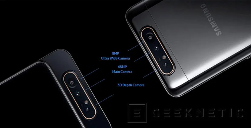 Geeknetic El Samsung Galaxy A80 llega con una cámara triple desplegable con mecanismo giratorio 2