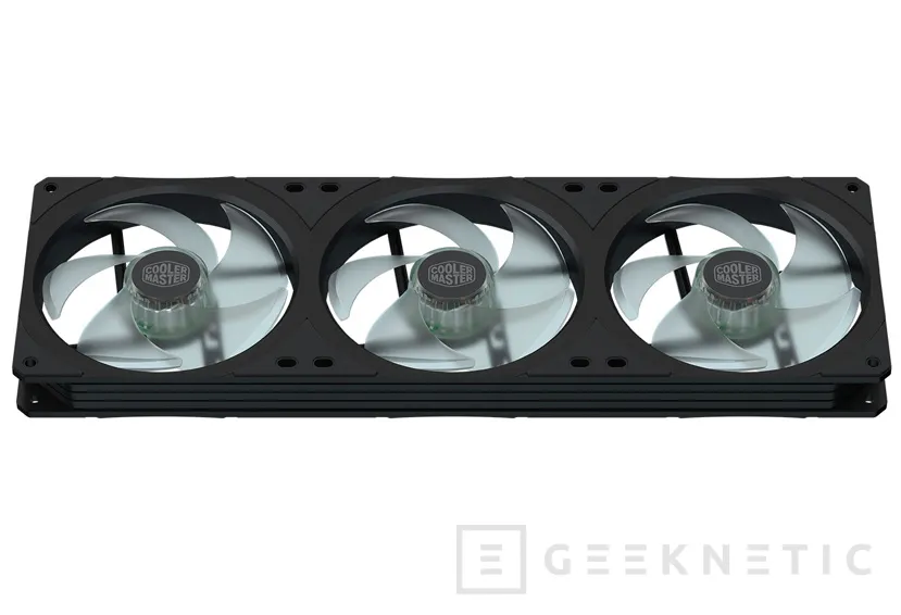Geeknetic Cooler Master integra tres ventiladores en el módulo de refrigeración MasterFan SF360R ARGB 1