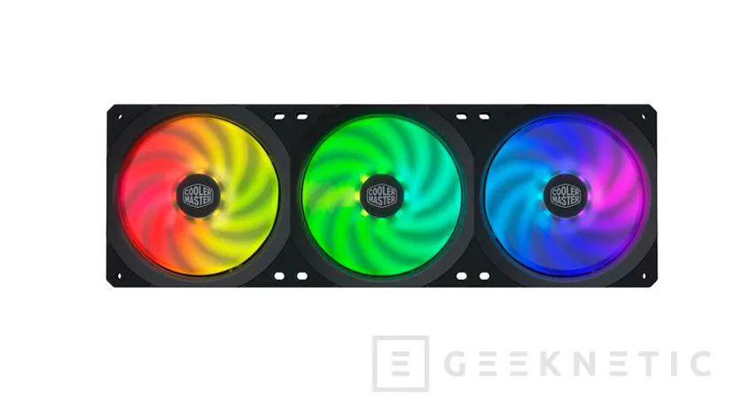 Geeknetic Cooler Master integra tres ventiladores en el módulo de refrigeración MasterFan SF360R ARGB 2