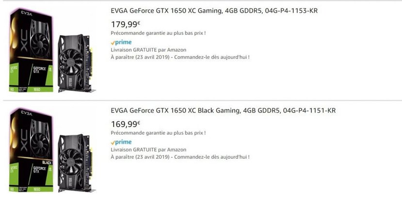 Gtx discount 1650 especificaciones