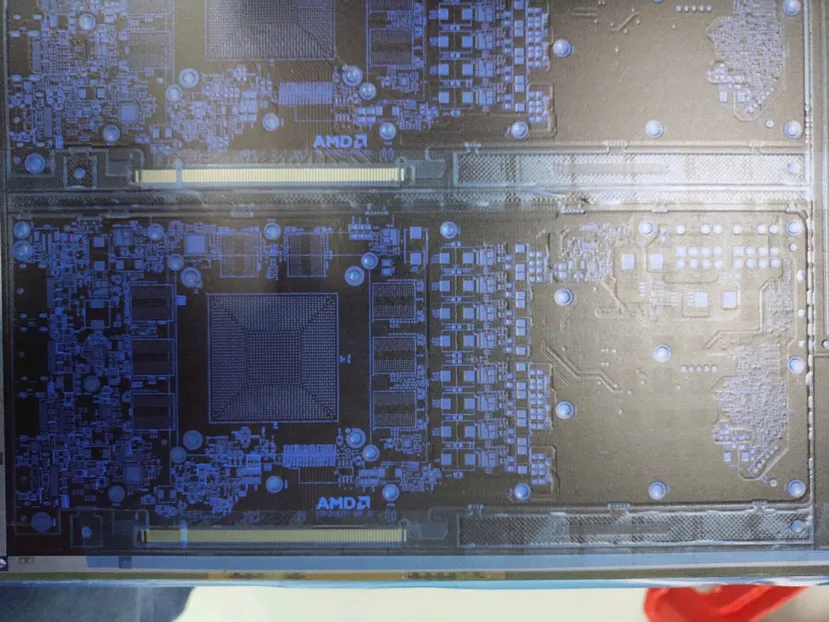 Geeknetic Se filtra la fotografía del PCB de una AMD Navi mostrando gran potencial con GDDR6 1