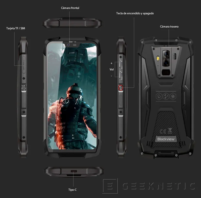 Geeknetic Blackview trae el smartphone todoterreno BV9700 Pro con múltiples certificaciones de resistencia y cámara nocturna 2