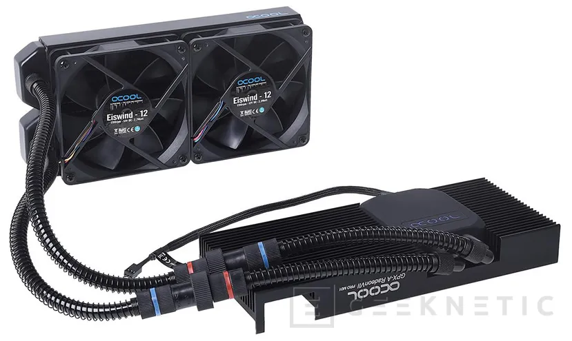 Geeknetic Alphacool lanza su refrigeración líquida AIO para la AMD Radeon VII 1
