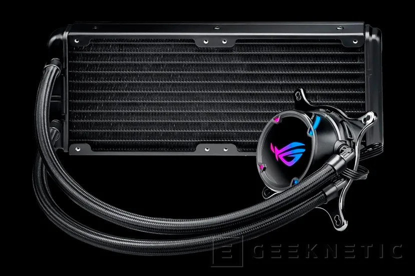 Geeknetic Nuevas refrigeraciones líquidas ASUS ROG Strix LC con RGB y bomba regulable mediante PWM 1