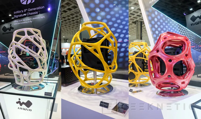Geeknetic Con un coste de 4.000 Euros, las llamativas torres InWin Yong se diseñan de manera aleatoria creando modelos únicos entre sí 2