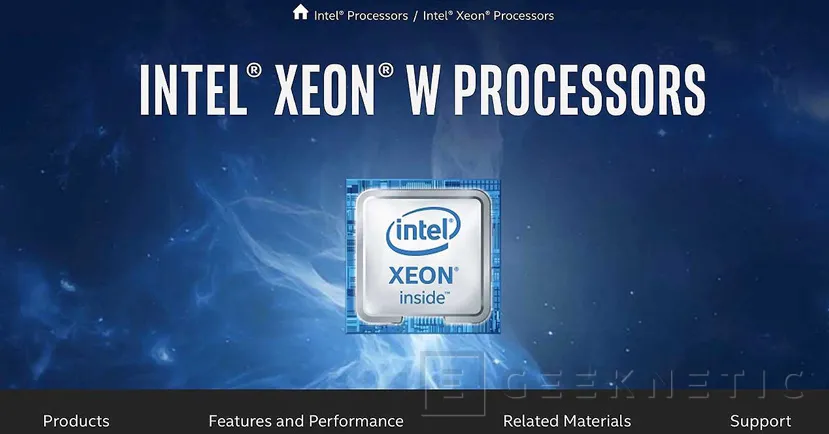 Geeknetic Intel presenta sus nuevos Cascade Lake W para Xeon con hasta 28 núcleos y 205w de TDP 1