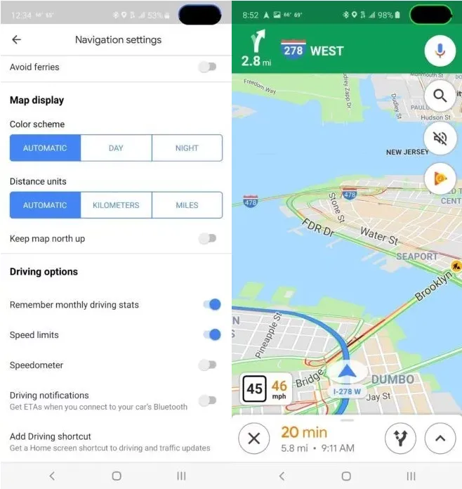 Geeknetic Google Maps mostrará la velocidad actual y el límite de velocidad de la vía en la que nos encontramos 1