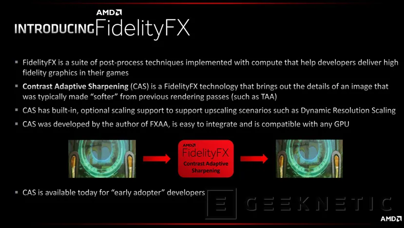 Geeknetic El nuevo filtro AMD FidelityFX proporciona mayor nitidez a los juegos 1
