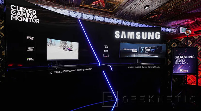 Geeknetic Samsung desvela el monitor gaming CRG5 de 27 pulgadas en panel curvo VA Full HD con 240 Hz y G-Sync  1