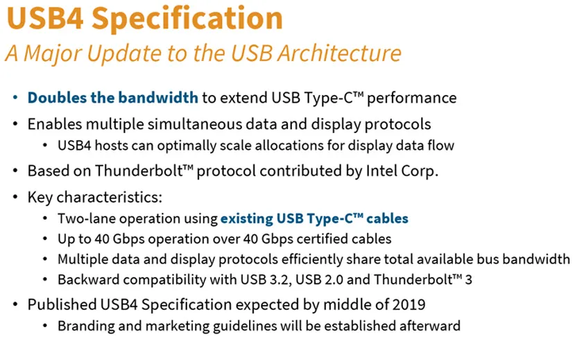 Geeknetic La especificación USB 4.0 llegará en 2020 con velocidades de hasta 40Gb/s 1