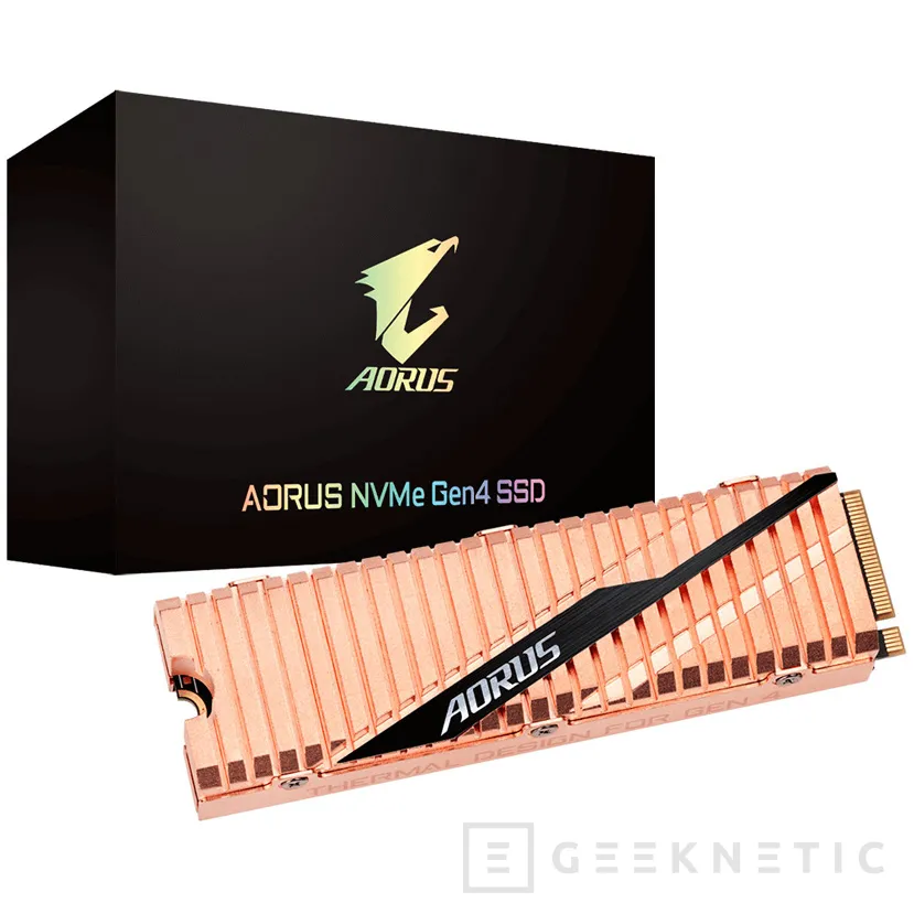 Geeknetic Los primeros discos PCIe 4 están a punto de llegar de la mano de Gigabyte con el AORUS NVMe Gen4 SSD alcanzando hasta 5000 MB/s de lectura secuencial 1