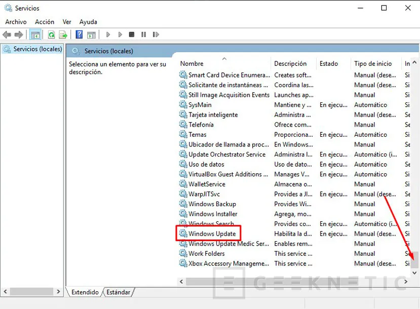 Geeknetic Cómo desactivar las actualizaciones automáticas en Windows 10 3