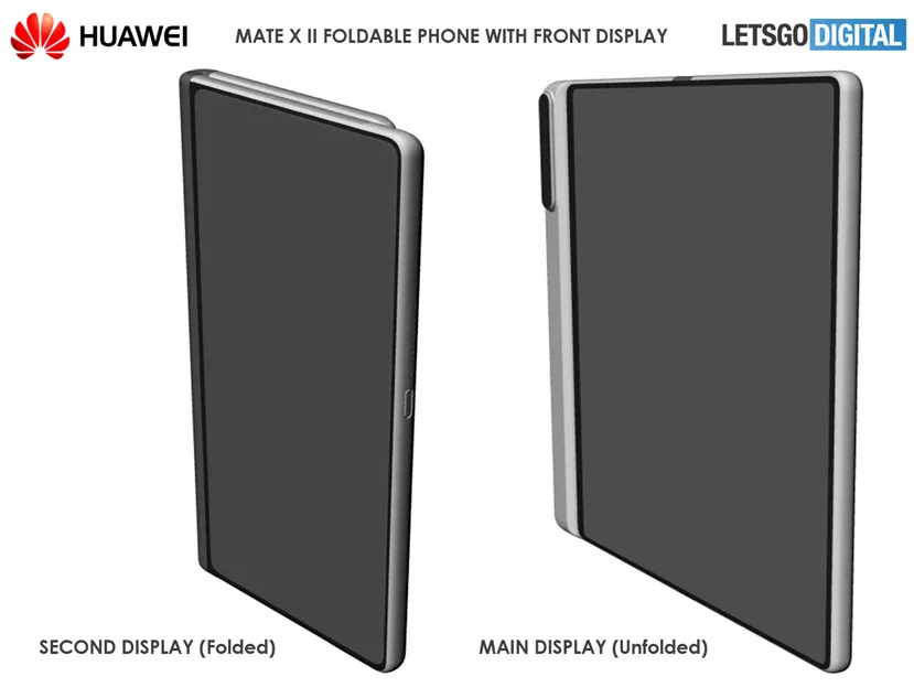 Geeknetic Una patente muestra el que sería el diseño del sucesor del Huawei Mate X 1